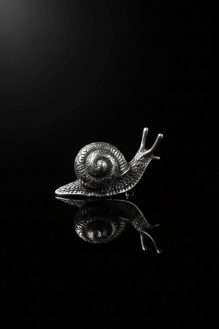 Lumaca in Argento 800