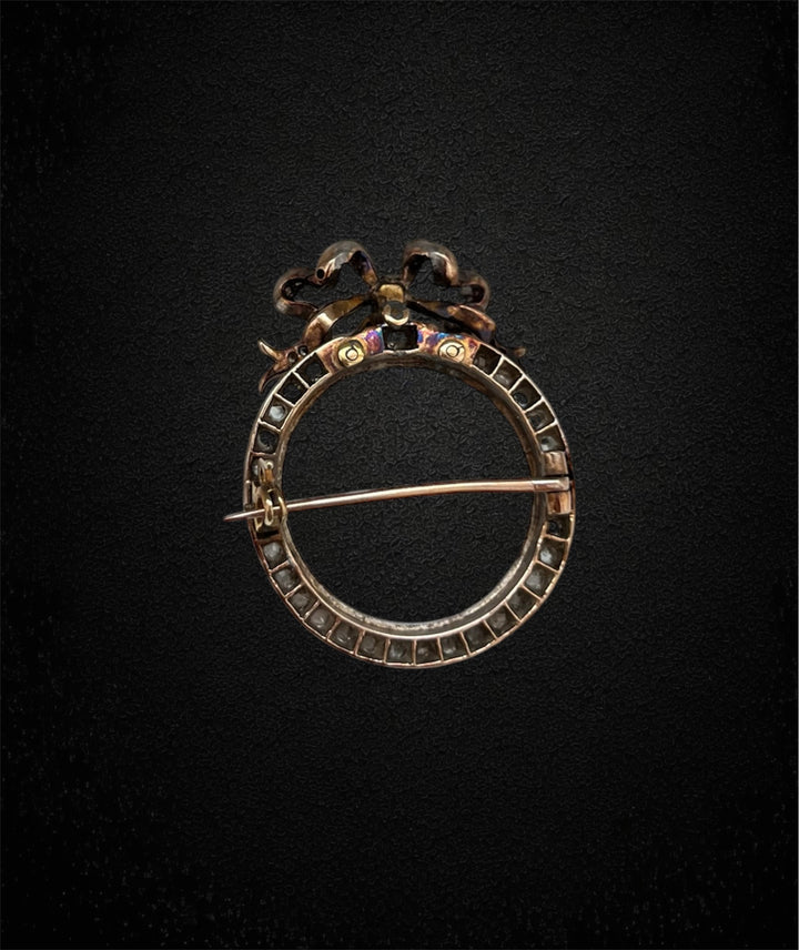 Spilla vittoriana con diamanti, circa 1830