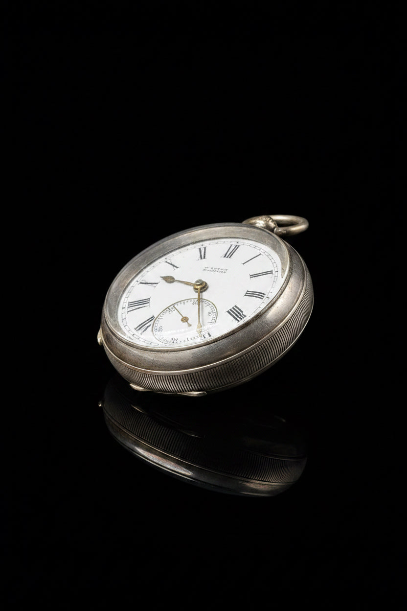 Orologio da tasca in argento – B. Eynon, Narberth – Cassa Chester 1806