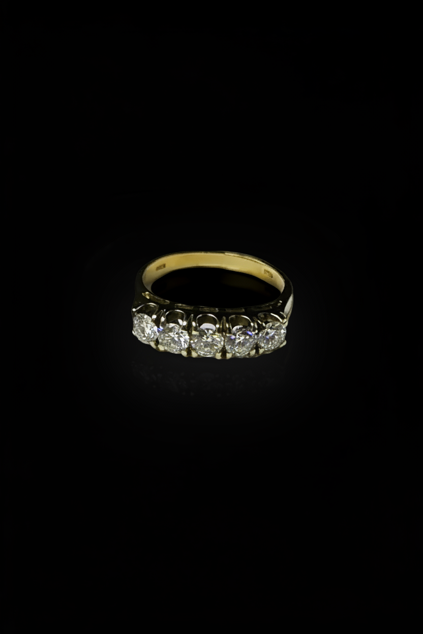 Rivière in Oro Giallo, ct.1,25