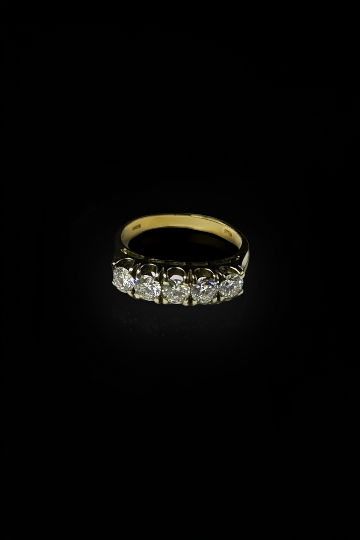 Rivière in Oro Giallo, ct.1,25