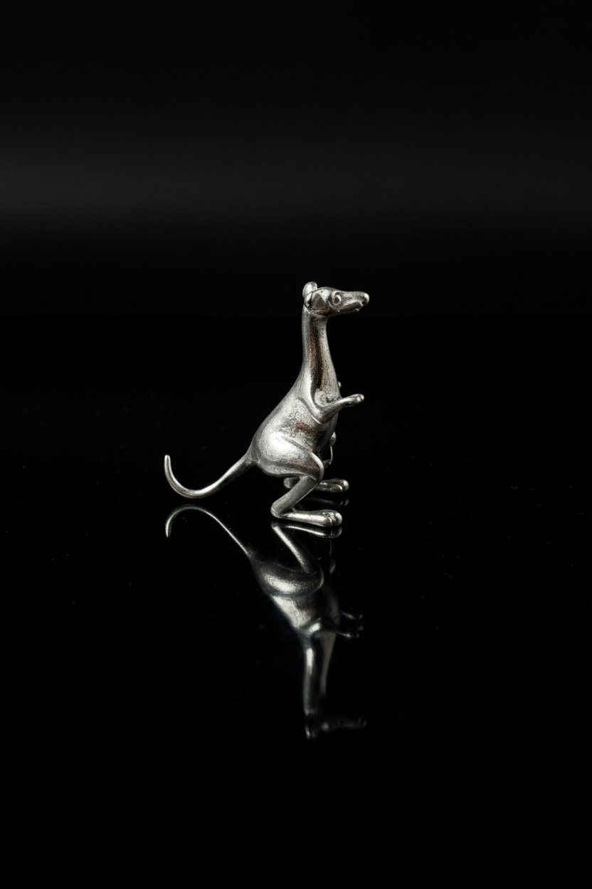 Canguro in Piedi in Argento 925