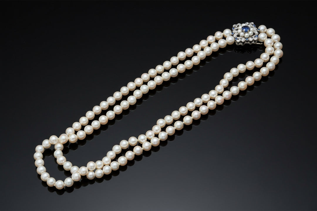 Collana di Perle a Doppio Filo