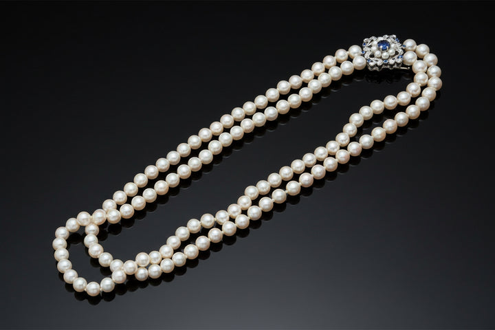Collana di Perle a Doppio Filo
