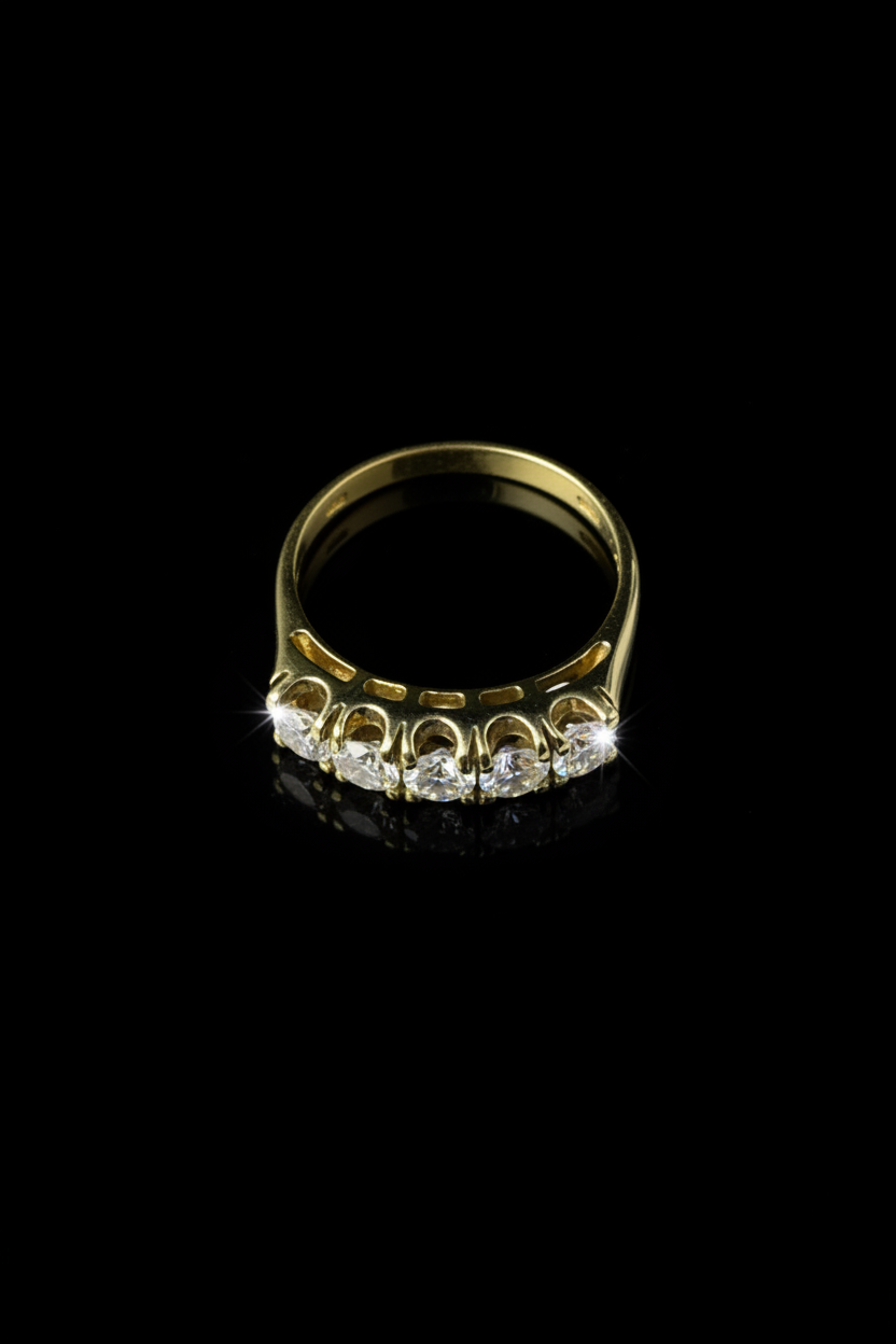 Rivière in Oro Giallo, ct.1,25