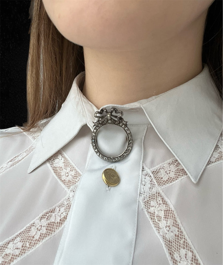 Spilla vittoriana con diamanti, circa 1830