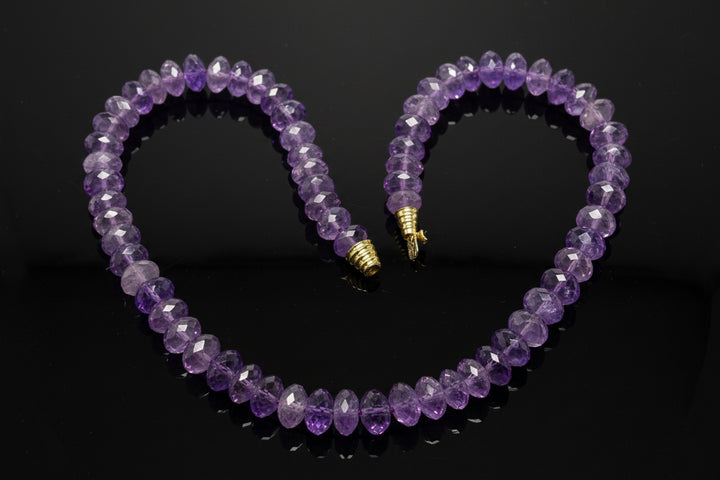 Collana con Ametiste Sfaccettate