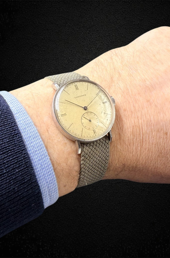 Longines anni ’30 – Acciaio, Carica Manuale
