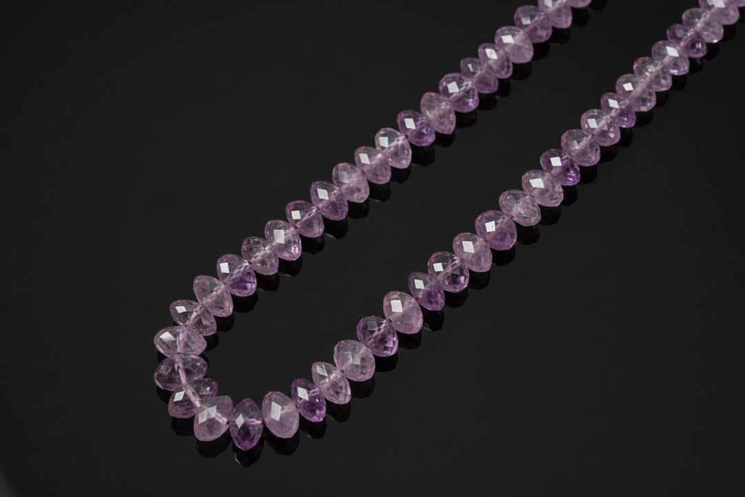 Collana con Ametiste Sfaccettate
