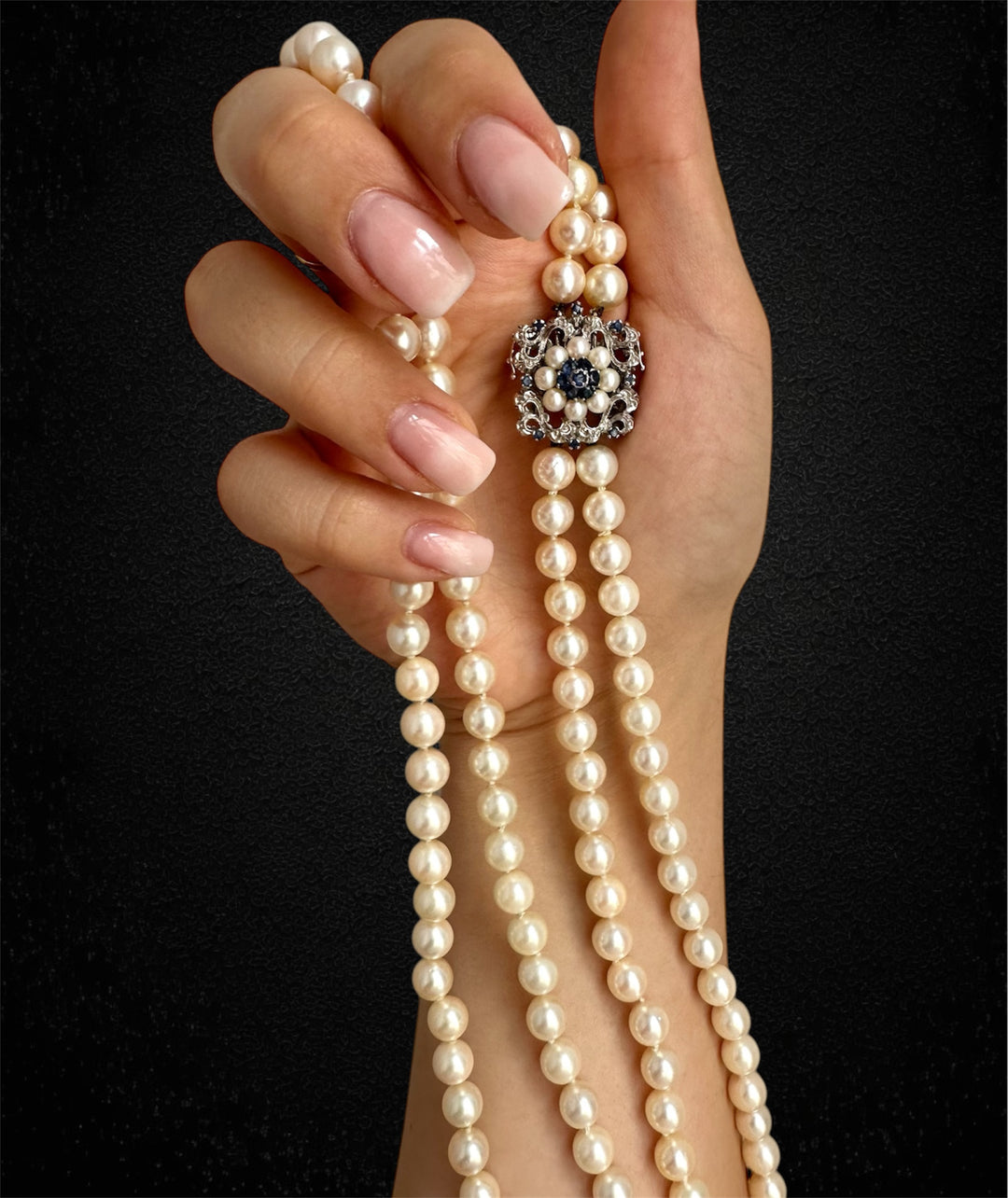 Collana di Perle a Doppio Filo