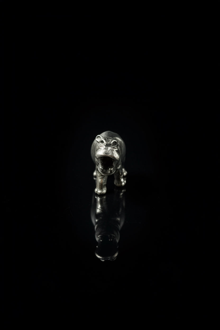Ippopotamo in Argento 925
