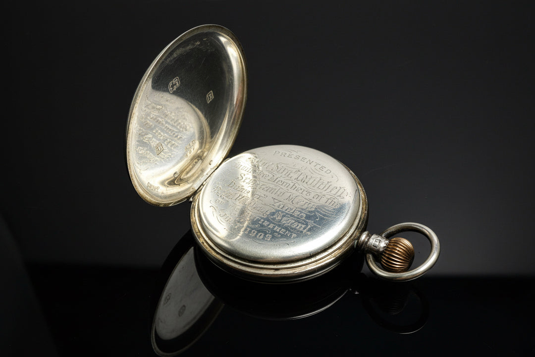 Orologio Inglese "Occhio di Bue" in Argento