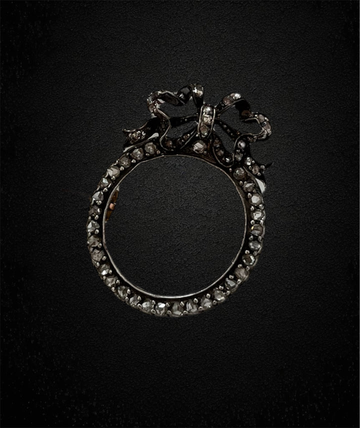 Spilla vittoriana con diamanti, circa 1830