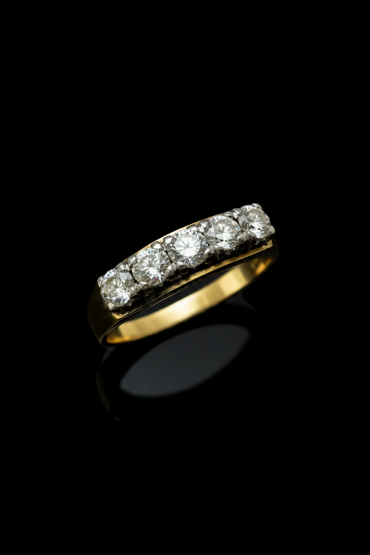 Anello a Riviere Anni '30