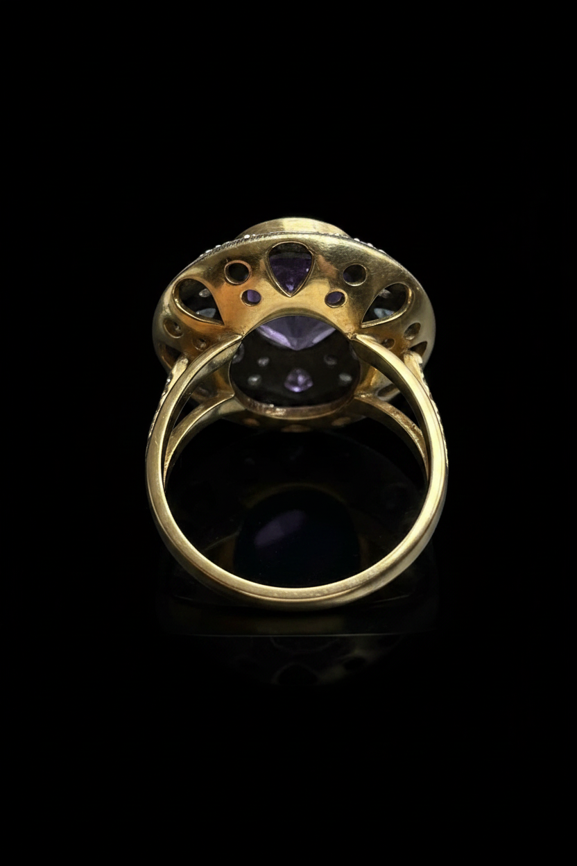 Anello Artistico con Pietre Multicolori