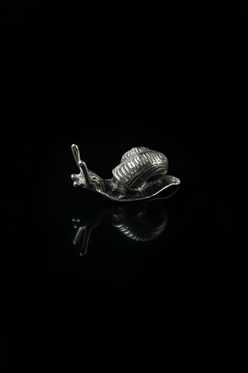 Lumaca in Argento 800