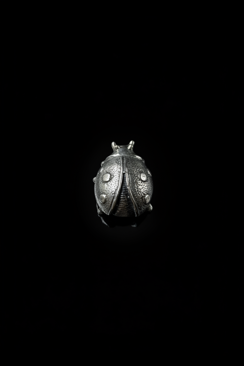 Coccinella in Argento 925