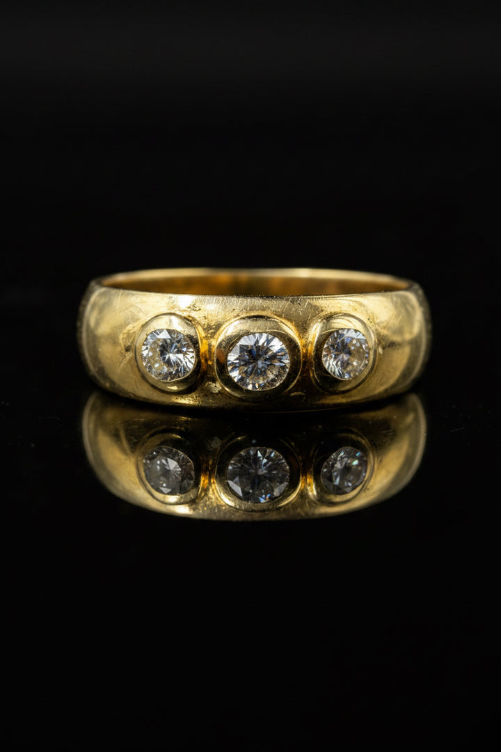 Anello Fascia Bombata Trilogy