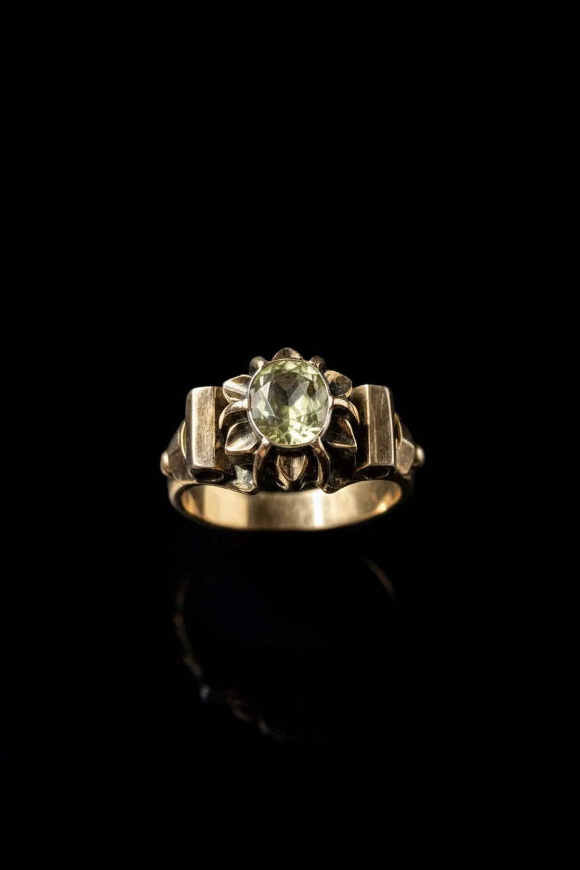 Solitario Anni '20 con Diamante Fancy