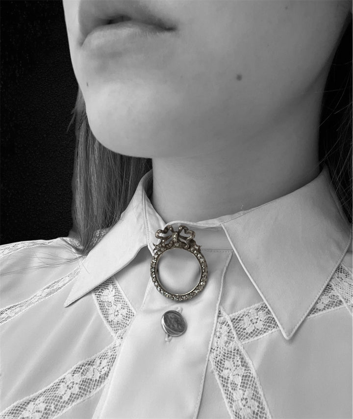 Spilla vittoriana con diamanti, circa 1830