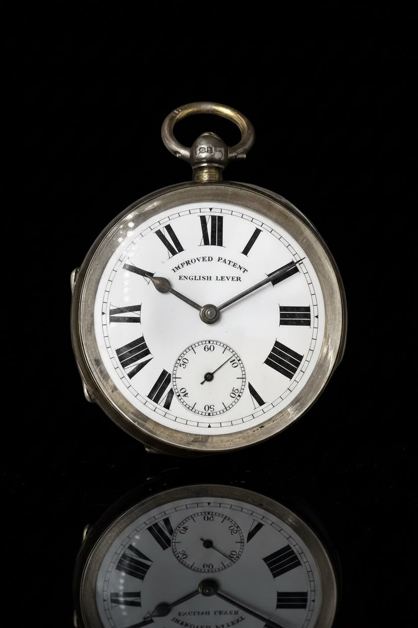 Orologio da tasca English Laver – Cassa in argento Chester 1900