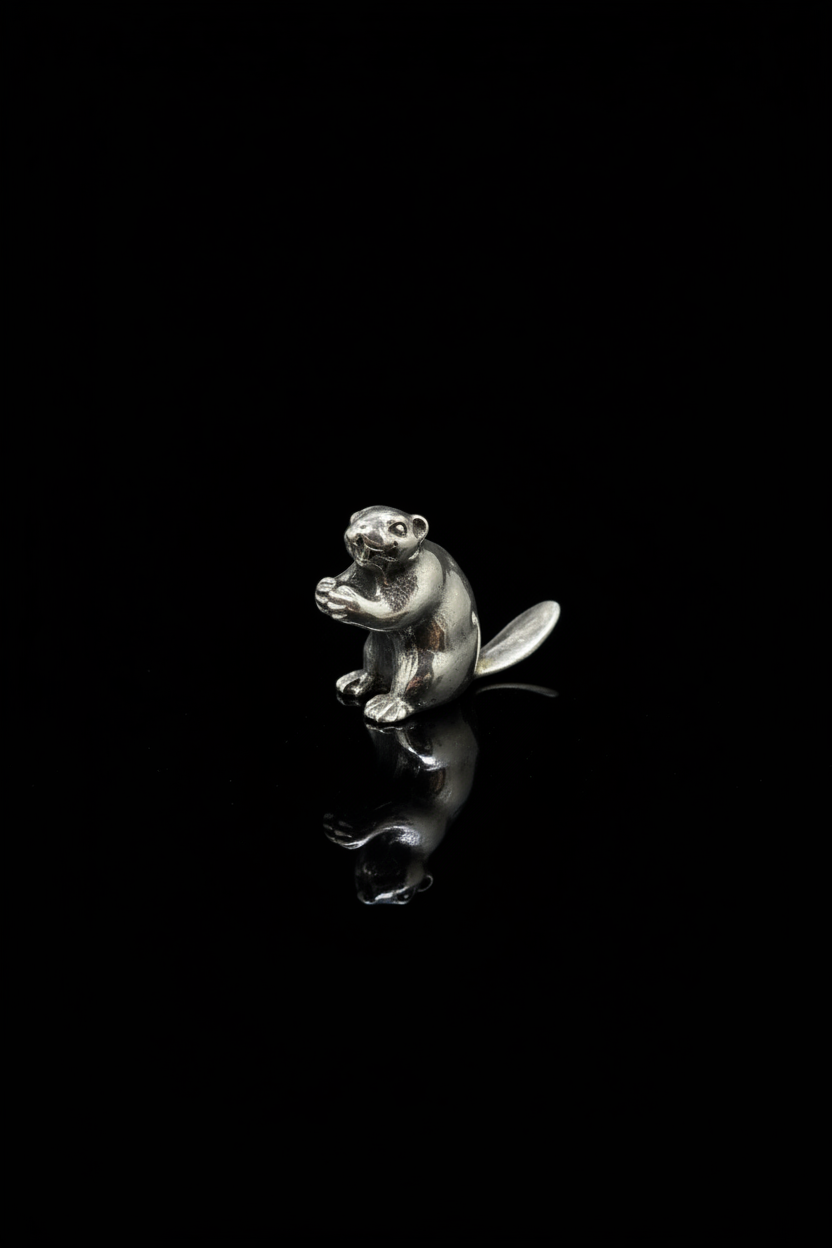 Castoro in Argento 800