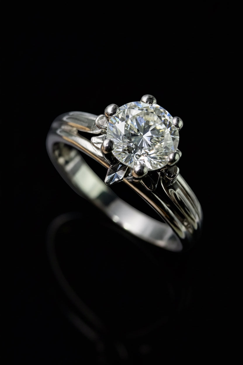 Anello con Solitario da ct. 0,67