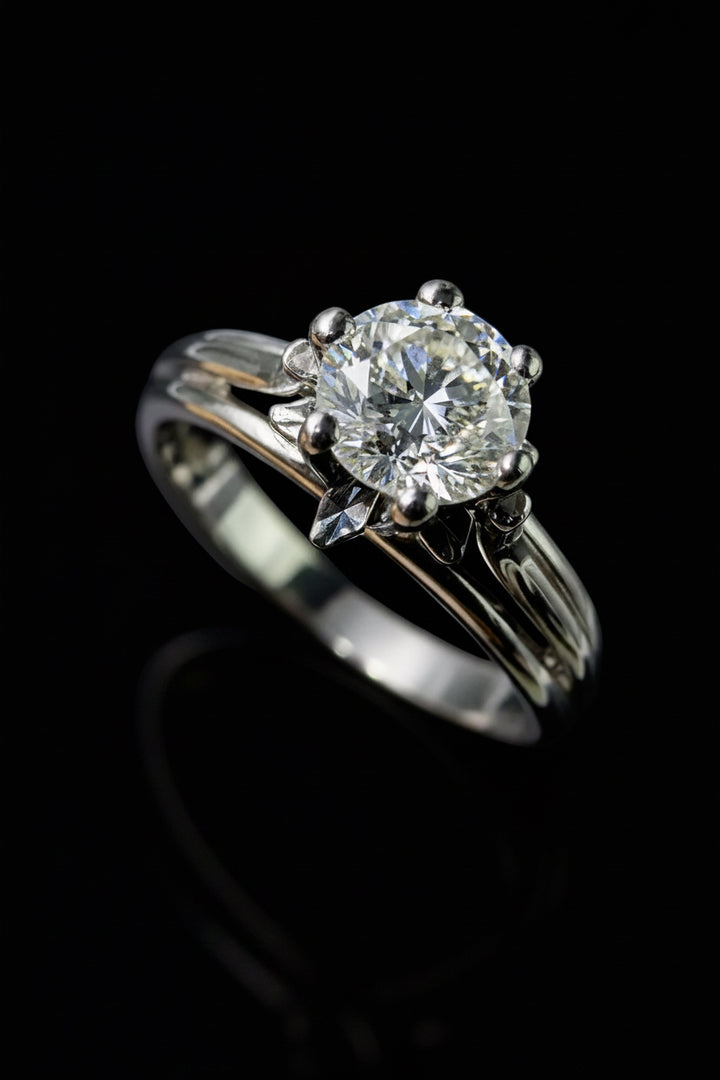 Anello con Solitario da ct. 0,67