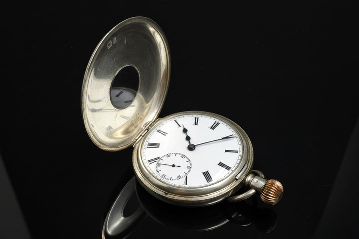 Orologio Inglese "Occhio di Bue" in Argento