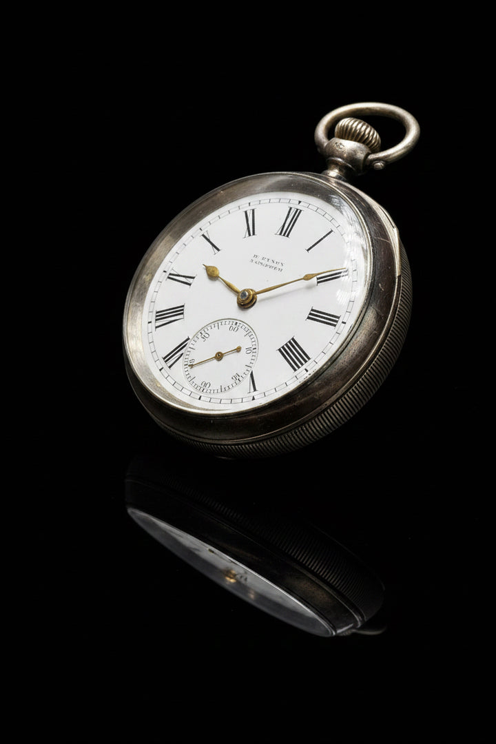 Orologio da tasca in argento – B. Eynon, Narberth – Cassa Chester 1806
