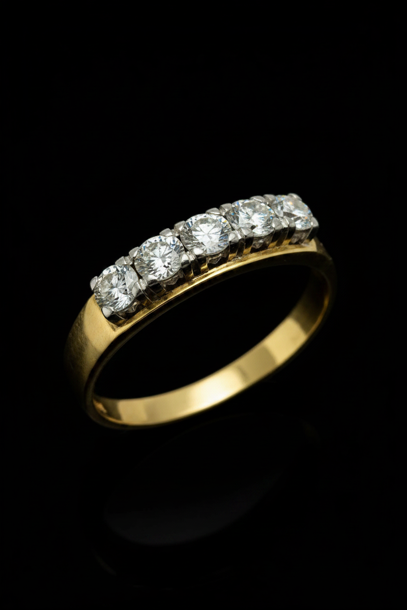 Anello a Riviere Anni '30