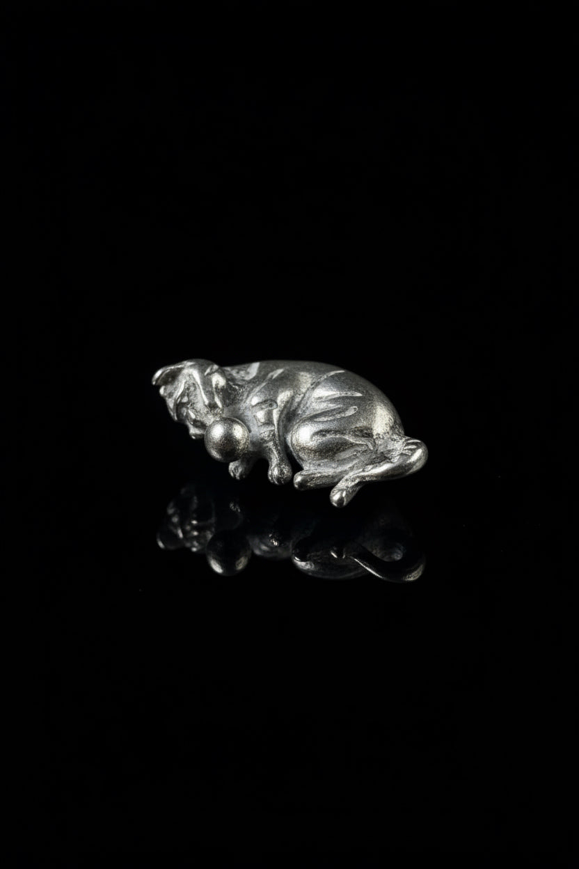 Gattino con la Palla, Argento 925