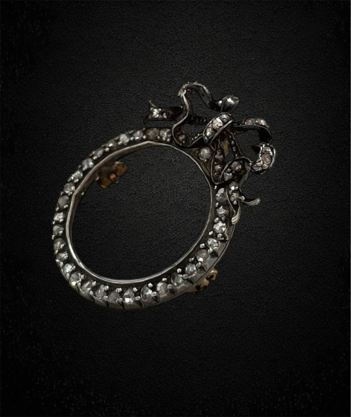 Spilla vittoriana con diamanti, circa 1830