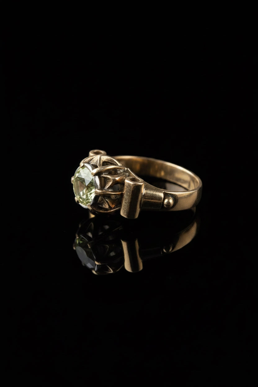 Solitario Anni '20 con Diamante Fancy