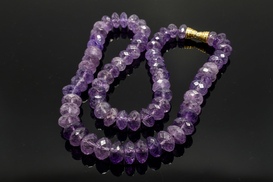 Collana con Ametiste Sfaccettate