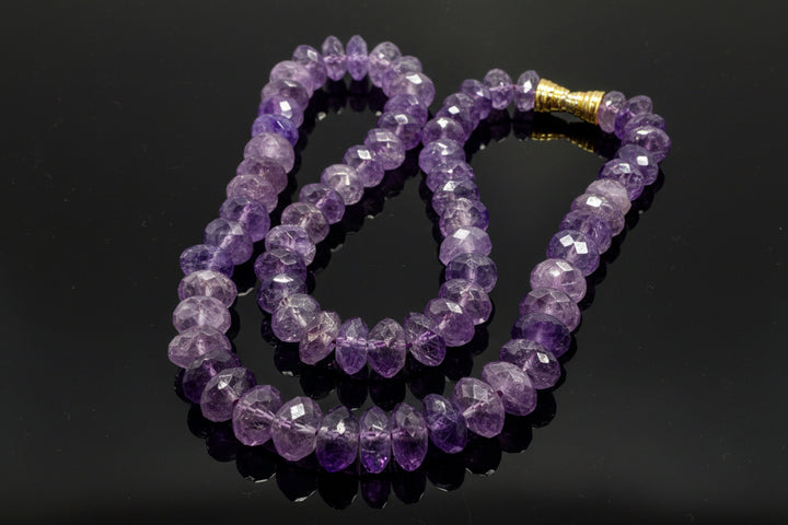 Collana con Ametiste Sfaccettate