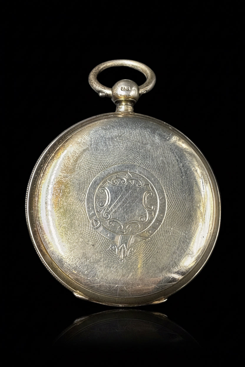Orologio da tasca in argento – B. Eynon, Narberth – Cassa Chester 1806