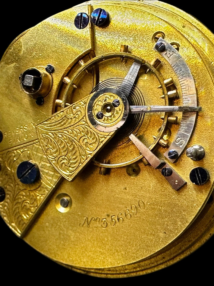 Orologio da tasca English Laver – Cassa in argento Chester 1900