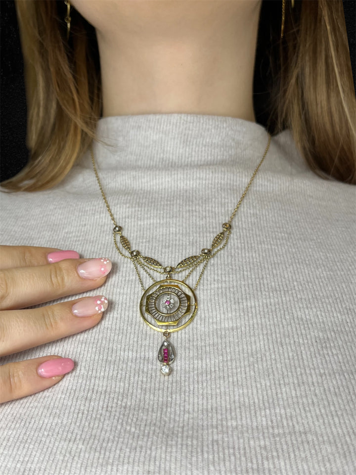 Raro Collier in Stile Jugendstil