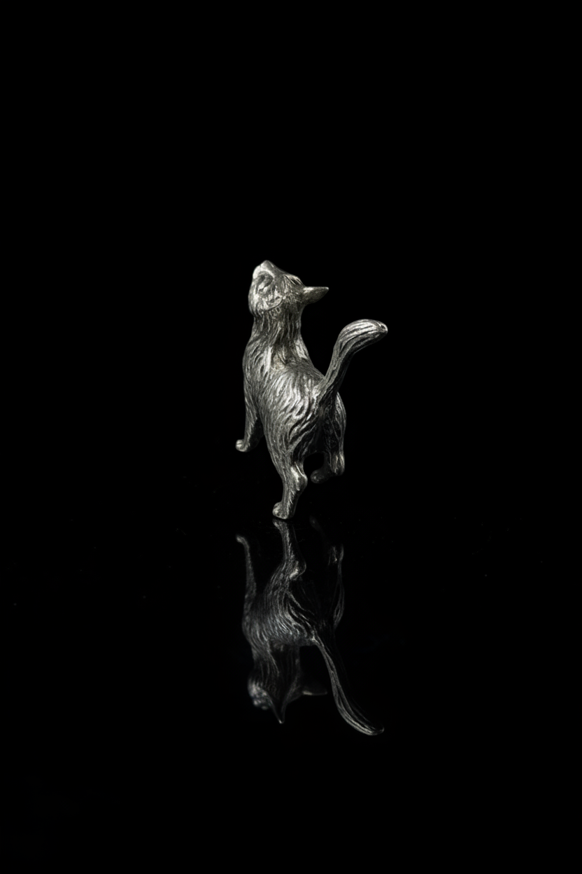 Gattino in Argento