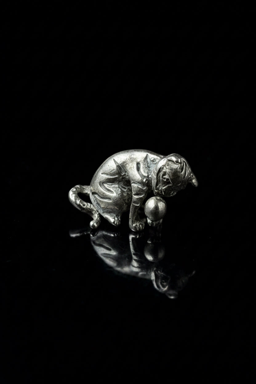 Gattino con la Palla, Argento 925