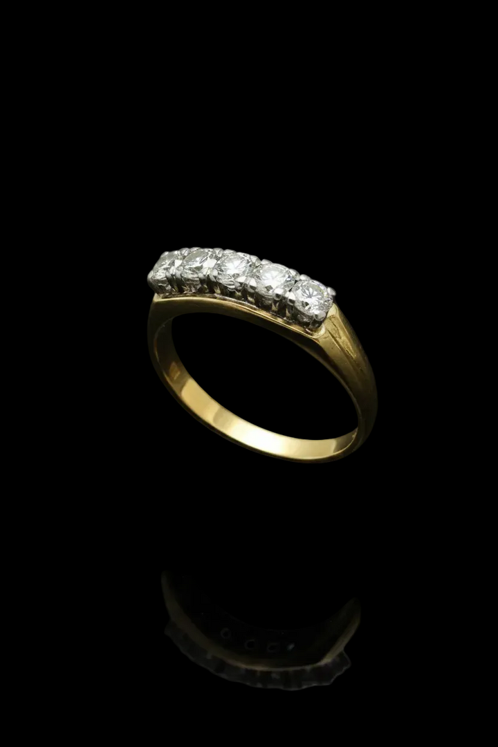 Anello a Riviere Anni '30