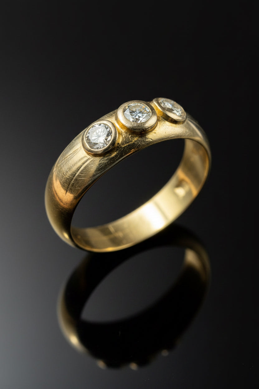 Anello Fascia Bombata Trilogy