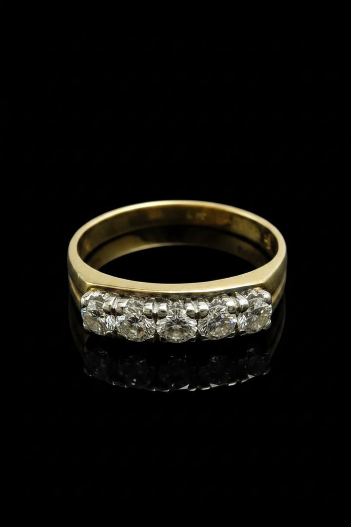 Anello a Riviere Anni '30