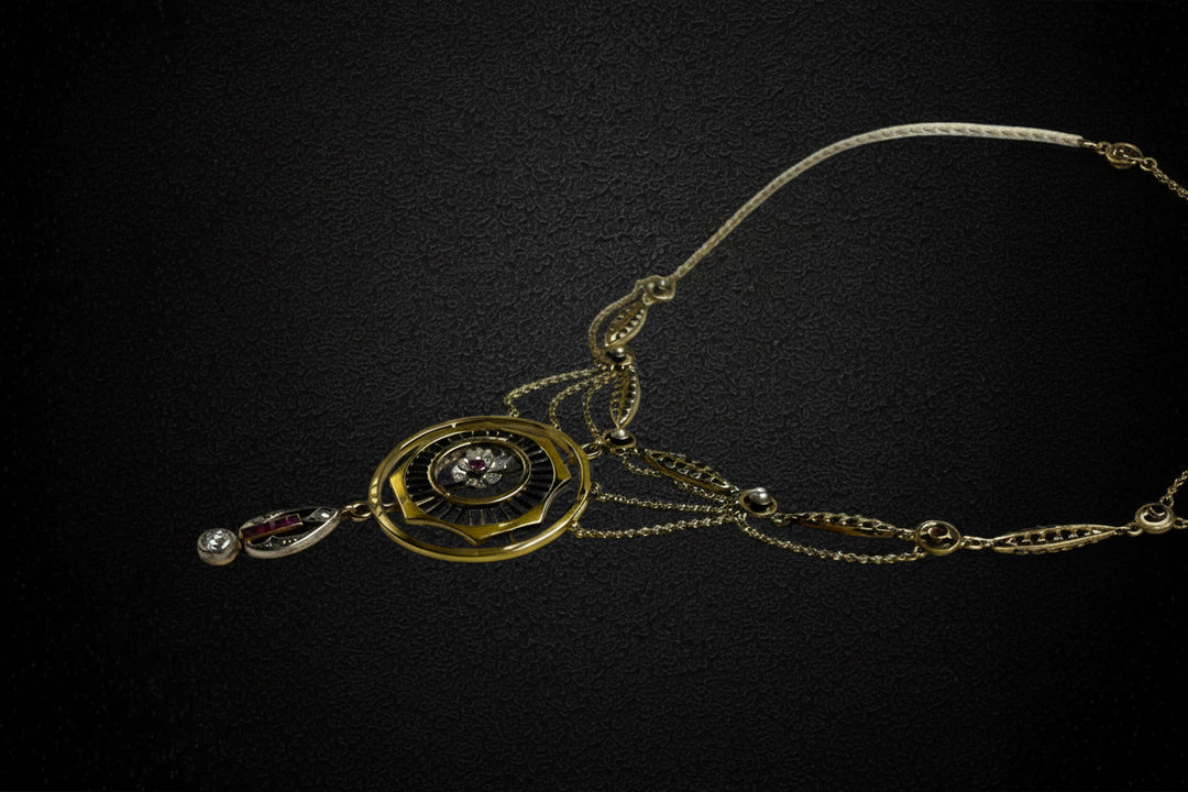 Raro Collier in Stile Jugendstil