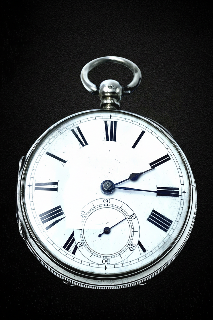 Orologio da Tasca Inglese in Argento
