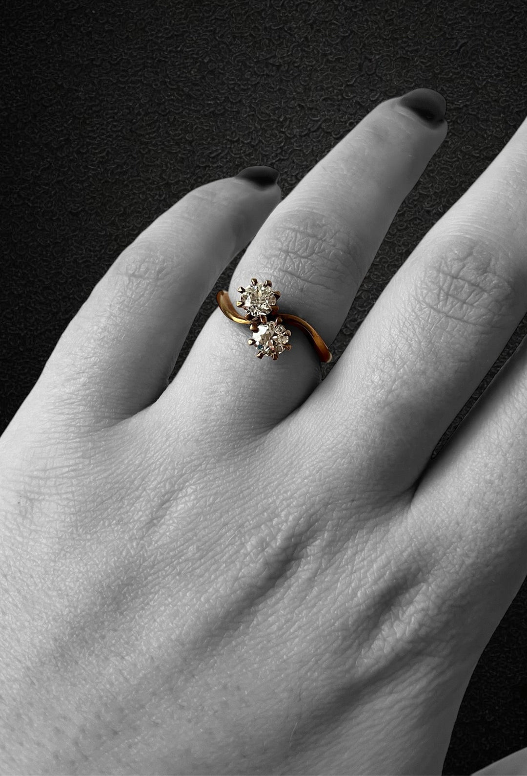 Anello a Contrarier di Diamanti