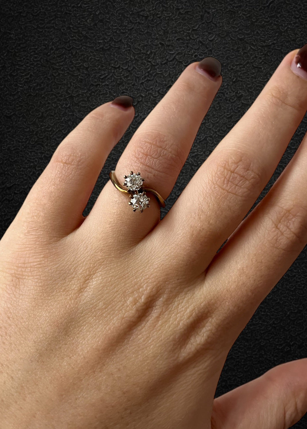 Anello a Contrarier di Diamanti