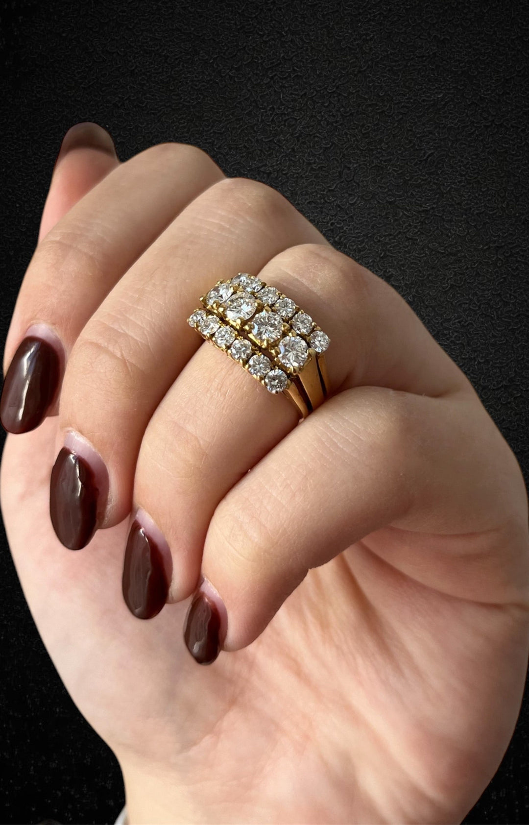 Fascione in Oro Giallo con Diamanti
