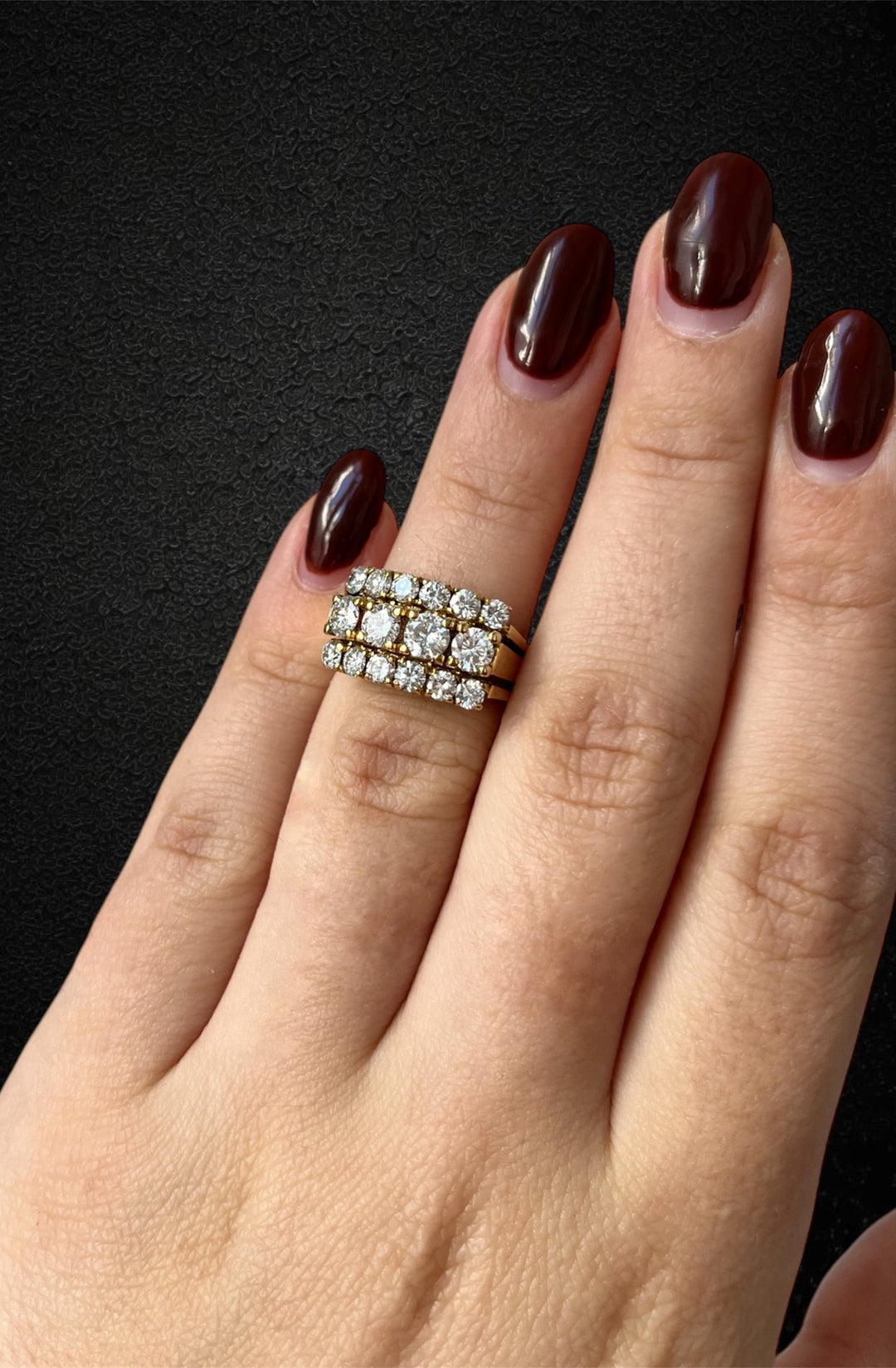 Fascione in Oro Giallo con Diamanti